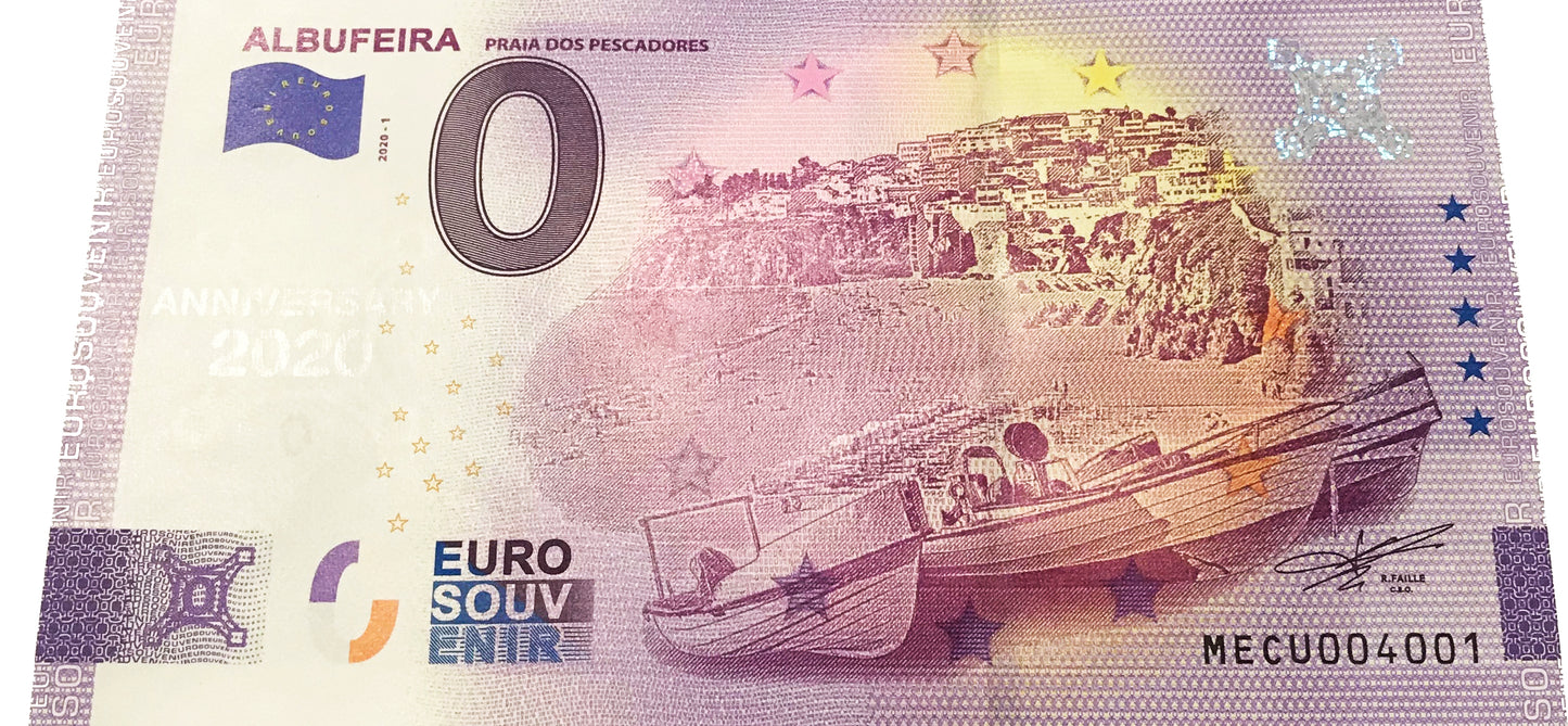 Note 0€ Praia dos Pescadores Albufeira 2020 - Édition Anniversaire