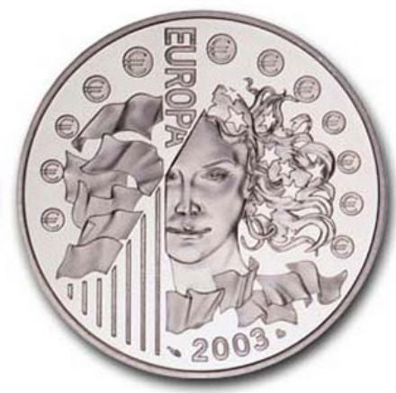 France 1,50 € Un an d'Euro 2003
