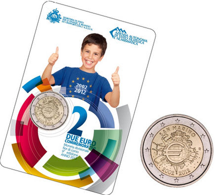 Saint-Marin 2€ 2012 - 10 ans de l'euro
