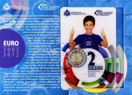 Saint-Marin 2€ 2012 - 10 ans de l'euro
