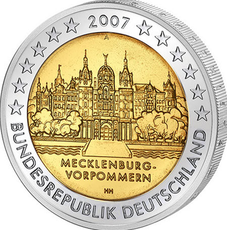 Allemagne 2€ Mecklembourg-Poméranie-Occidentale 2007