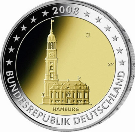 Allemagne 2€ Église Saint-Michel 2008
