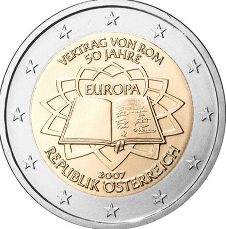 Autriche 2€ Traité de Rome 2007