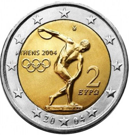 Grèce 2€ Jeux Olympiques Athènes 2004