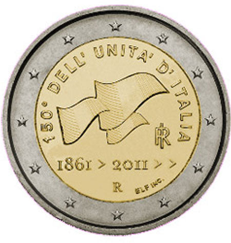Italie 2€ Anniversaire de l'Unification 2011