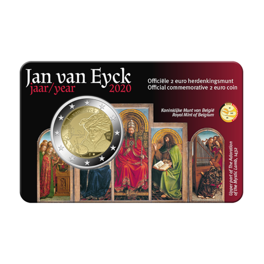 Belgique 2€ 2020 Jan Van Eyck