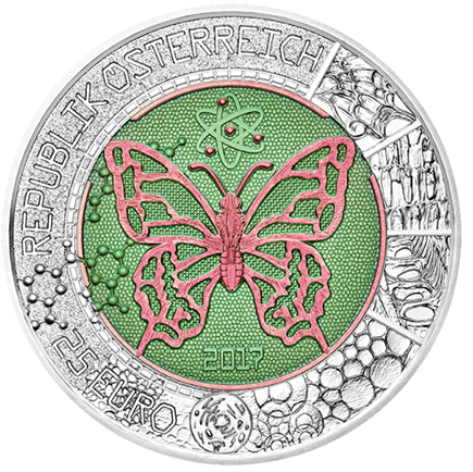 Autriche 25 € Niob MicroCosmos 2017