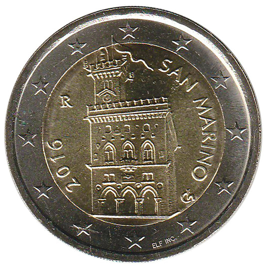 Saint-Marin 2 € 2016 Actuel - COINCARD