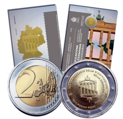 Saint-Marin 2€ 25 ans Unification Allemagne 2015