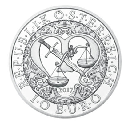 Autriche 10 € Archange Saint Michel Bnc 2017