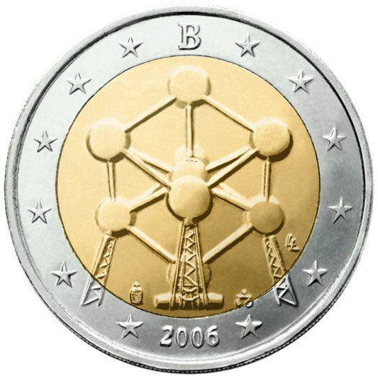 Belgique 2€ Atomo 2006