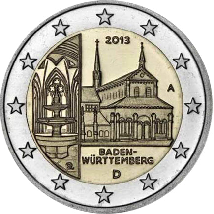 Allemagne 2€ Abbaye de Maullborn 2013