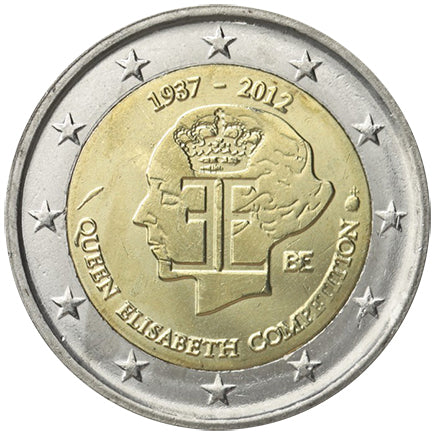 Belgique 2€ Reine Elizabeth 2012