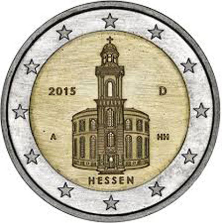 Allemagne 2€ Église de São Paulo 2015