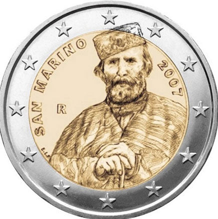 Saint-Marin 2€ 2007 - Garibaldi