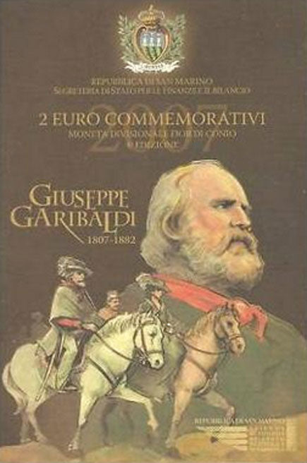 Saint-Marin 2€ 2007 - Garibaldi